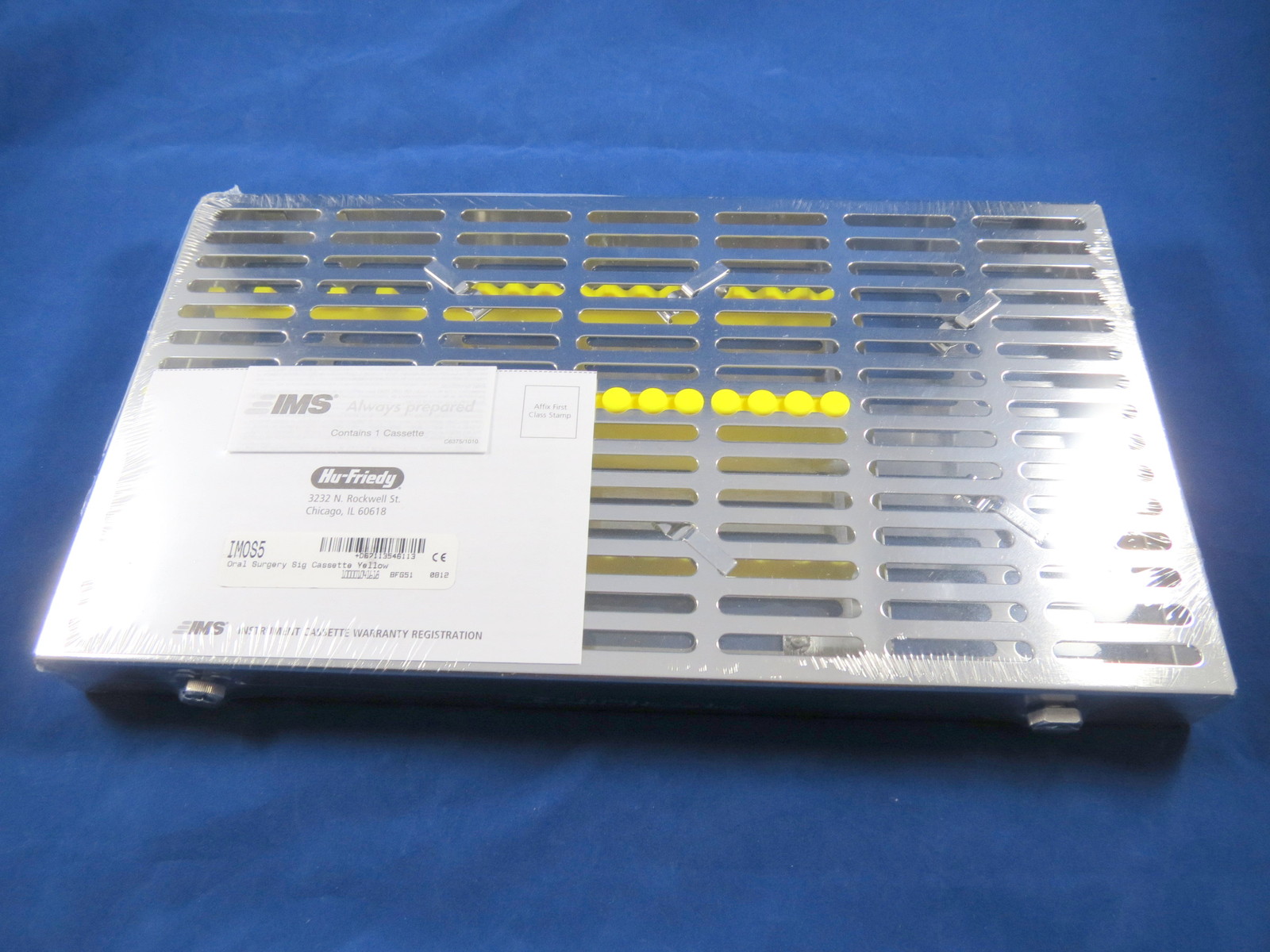Cassette Oral Surgery 12 Instruments Yellow IMOS5 HU FRIEDY
