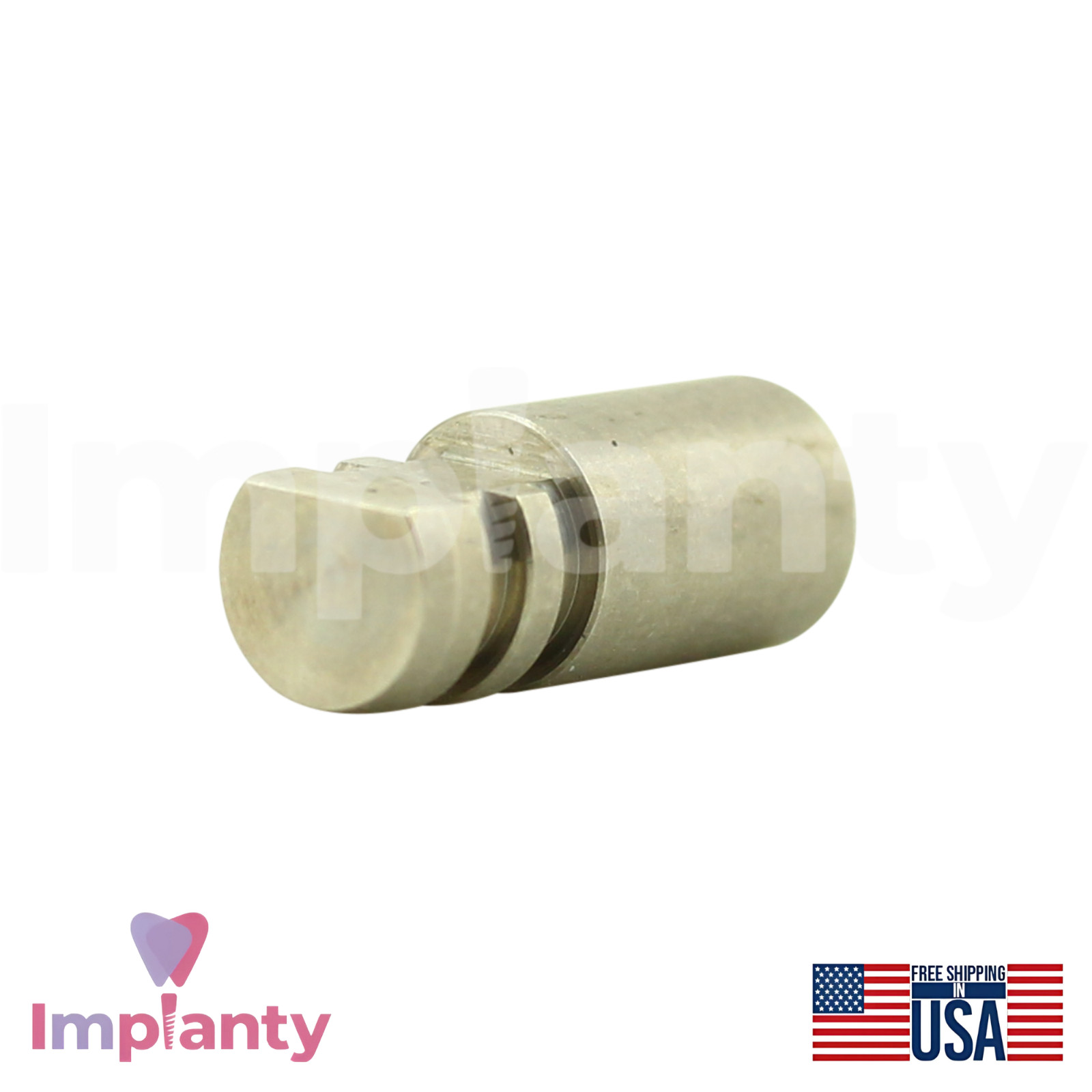 3i Osseotite Compatible Dental Fixture Analog Ø5.0mm Replica Yellow Platform