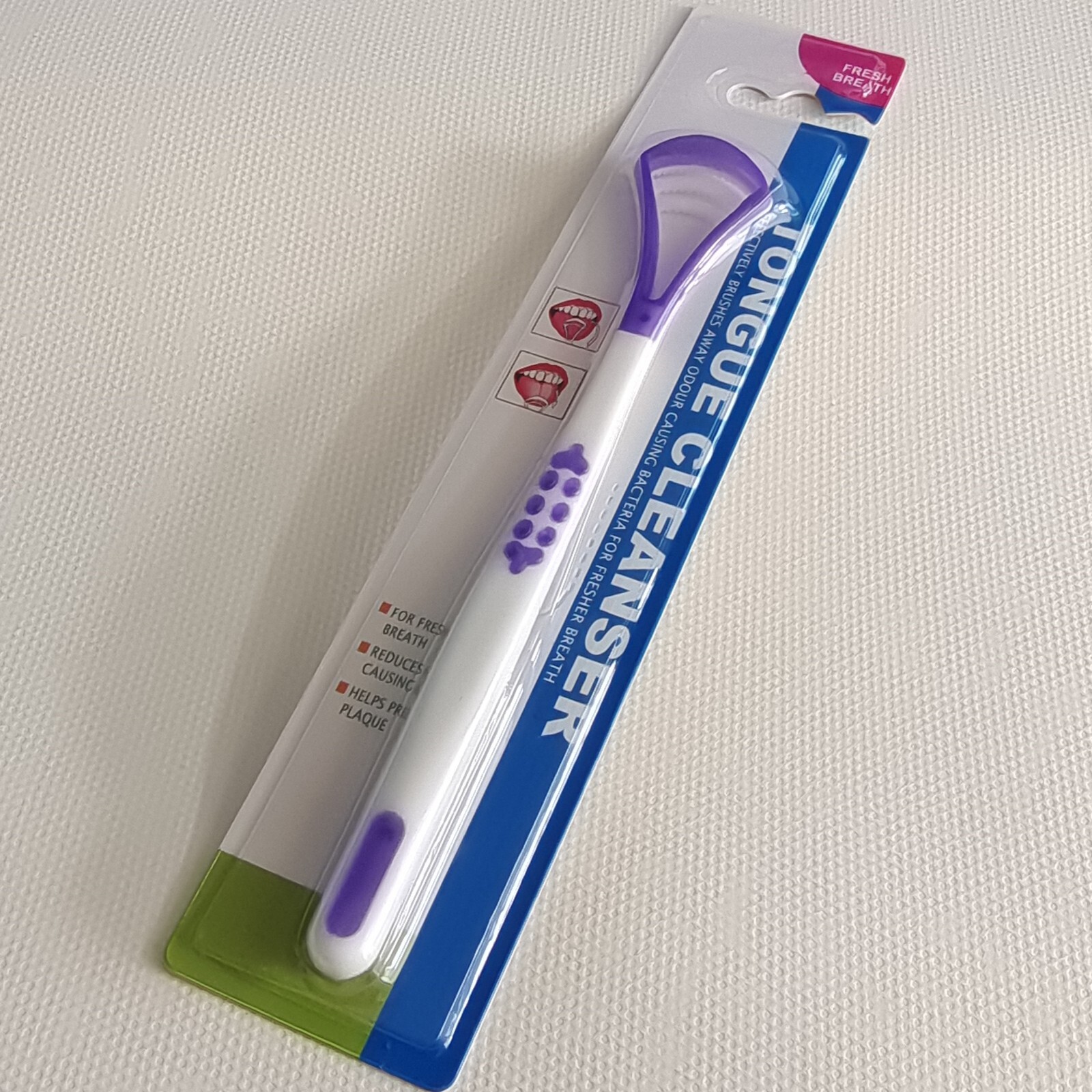 100x Tongue Cleaner Scraper Dental Oral Mouth Lingual Hygiene Plastic Instrument