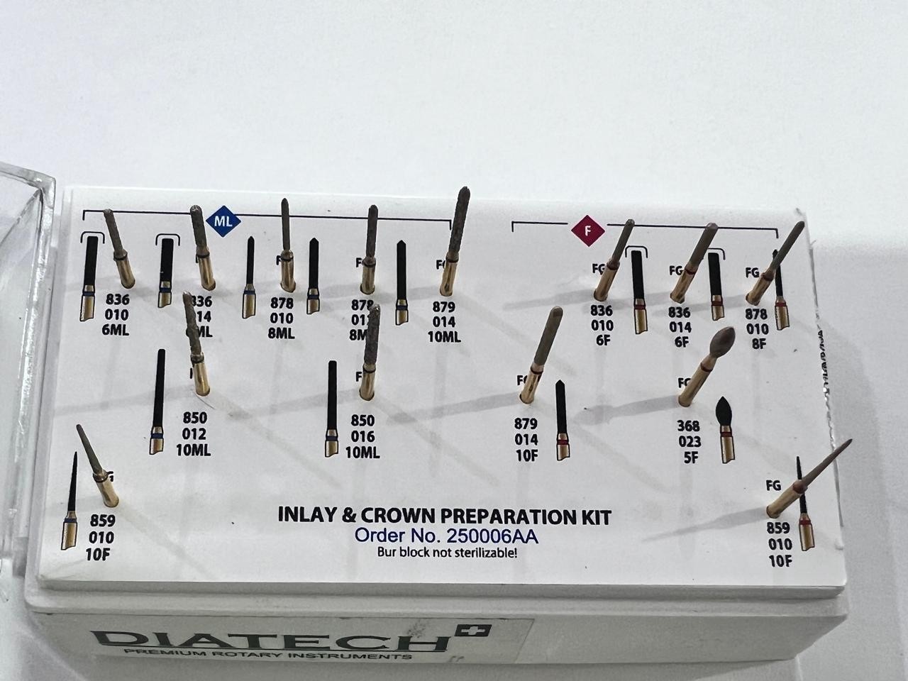 coltene whaledent crown prepration kit /free ship