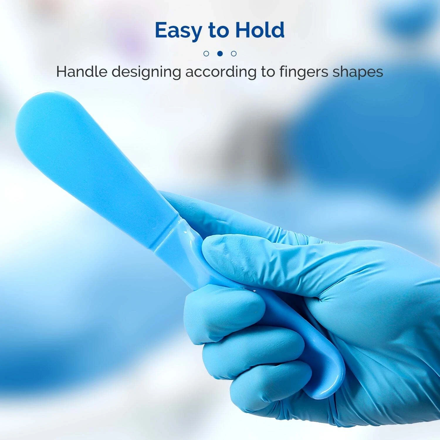 10 Pcs Autoclavable Mixing Spatulas, Dental Ergonomic Alginator Mixer 7.5”