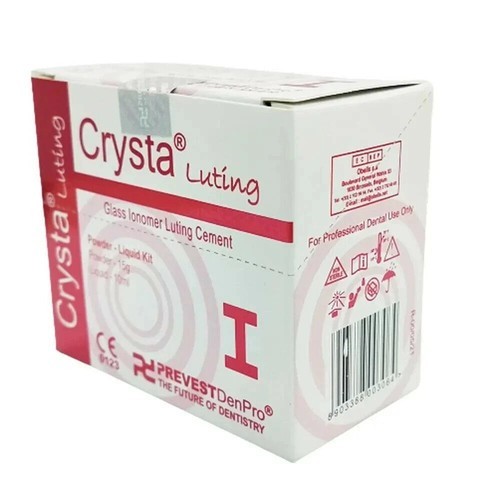 Prevest Crysta GIC Luting I Translucent glass Ionomer Luting Cemen Free II Ship