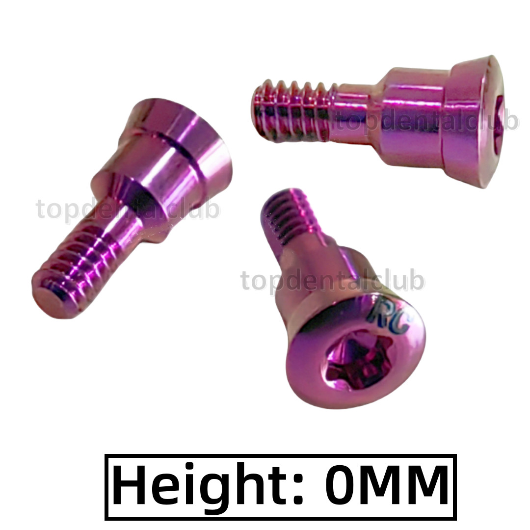 RC Dental Closure Screw RC Healing Cap Abutment Height 0/0.5mm Fits Straumann IT