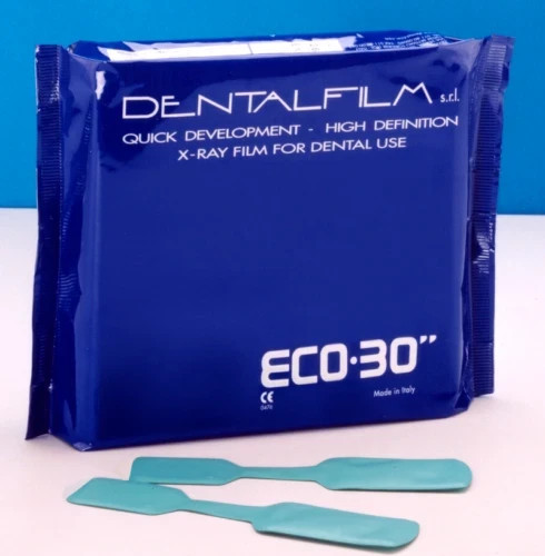 50 pcs Pack of ECO 30 Self Developing X-ray Film with a Monobath Solution