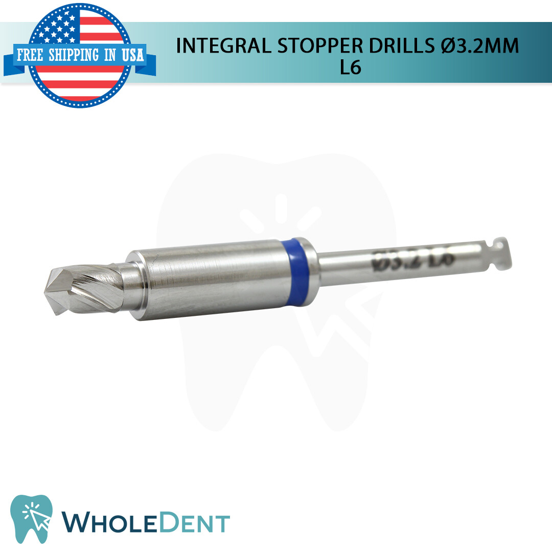 Surgical Integral Stopper Drill Ø3.2 External Irrigation Dental Implant