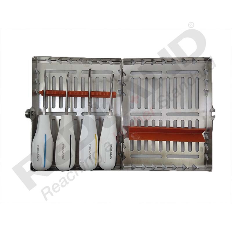 Redland Dental Atraumatic Luxating Elevators Extractors 4pc Implant