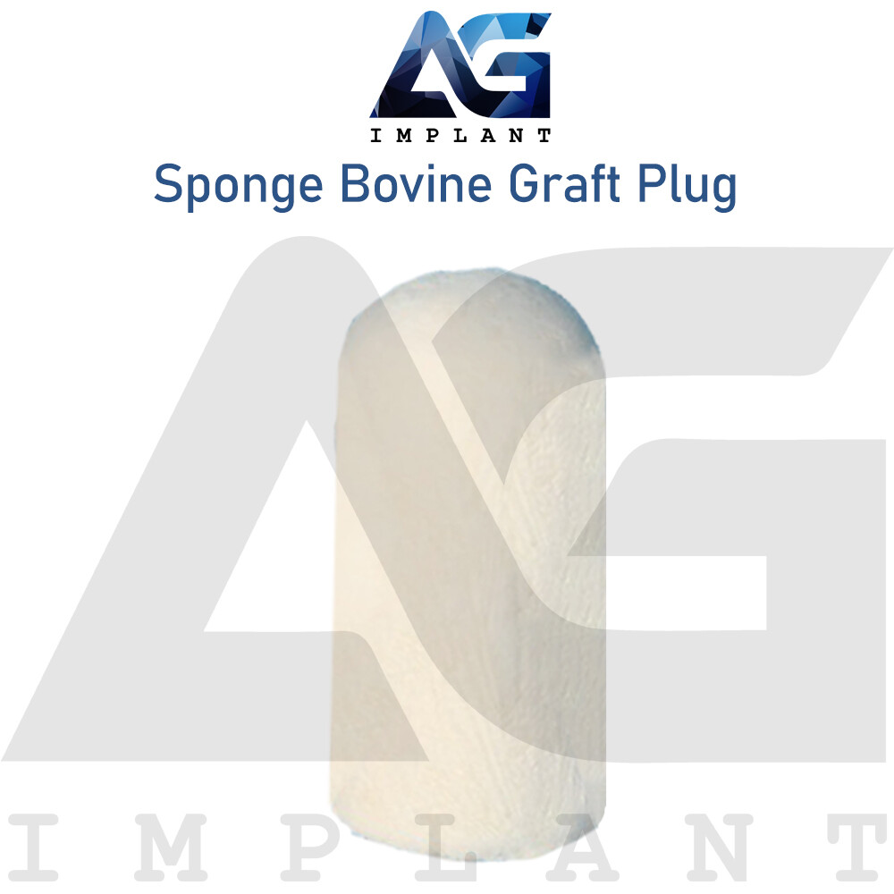 Sponge Graft Plug Collagen Sterile Blister Natural Material Composite