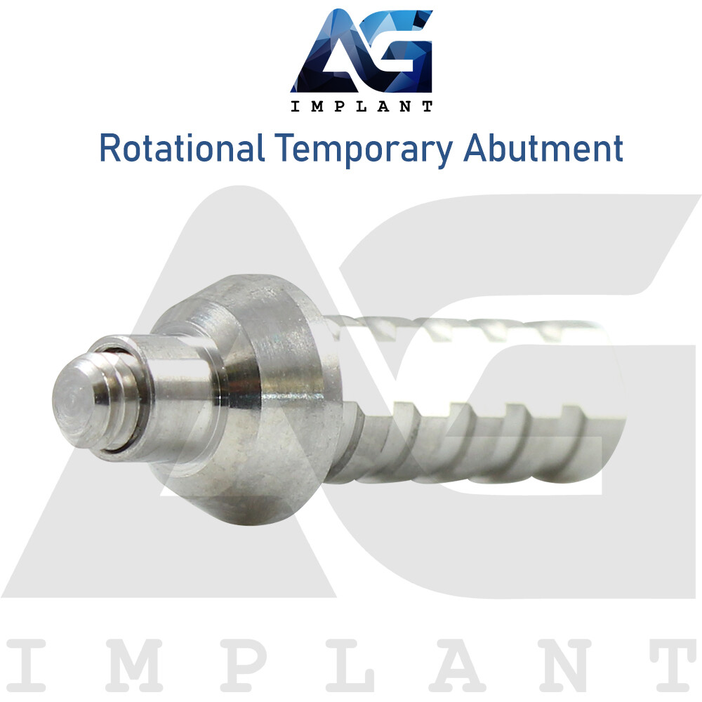 10 Rotational Temporary Prosthetic Titanium For Int Hex 2.42mm System