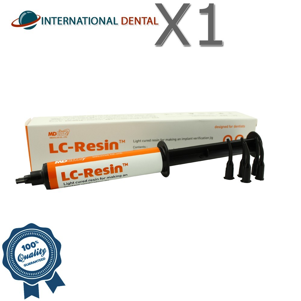 Dental MediClus LC-Resin™ Lab Procedures Pattern Resin Light Cure Syringe 14g