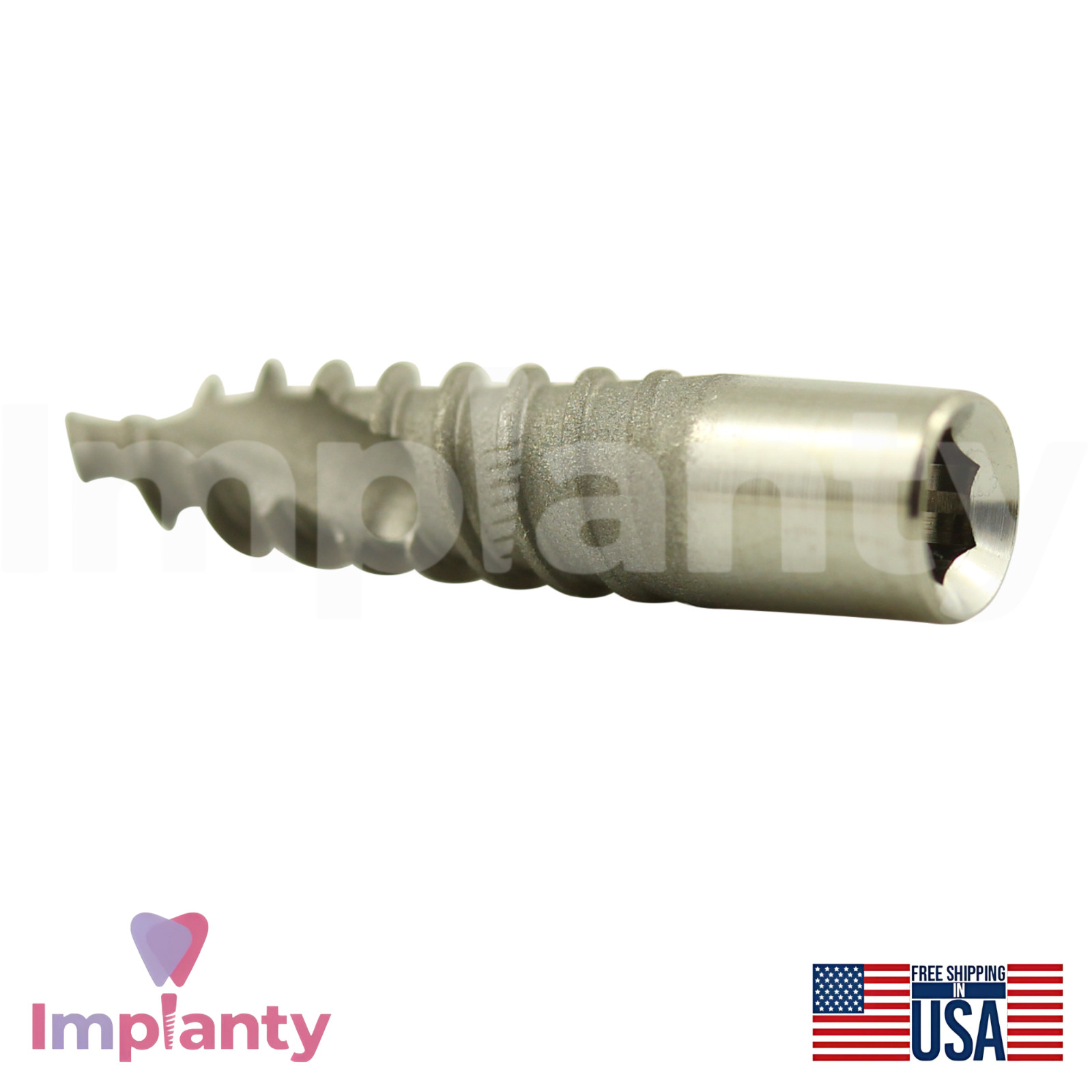 GDT PTR Ø4.2mm Diameter Dental Fixture Int Hex 2.42mm Connection RBM Surface