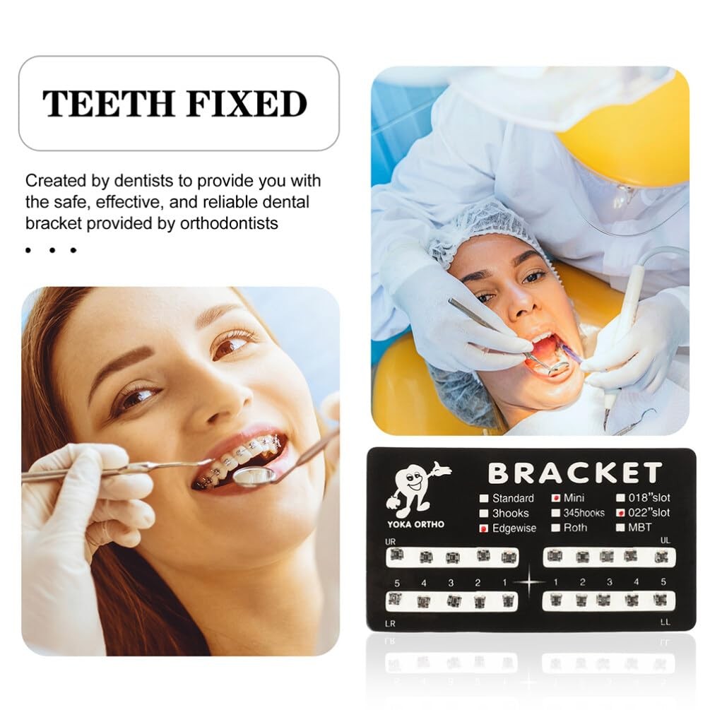 40Pcs Brackets Orthodontic Stainless Steel Holder As Shown