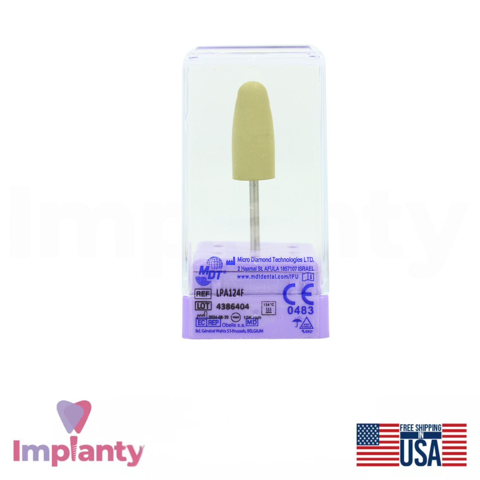 MDT Bud Acrylics Polisher Bur Ø10x24mm Multiple Grit Options Pre-Polishing Tool