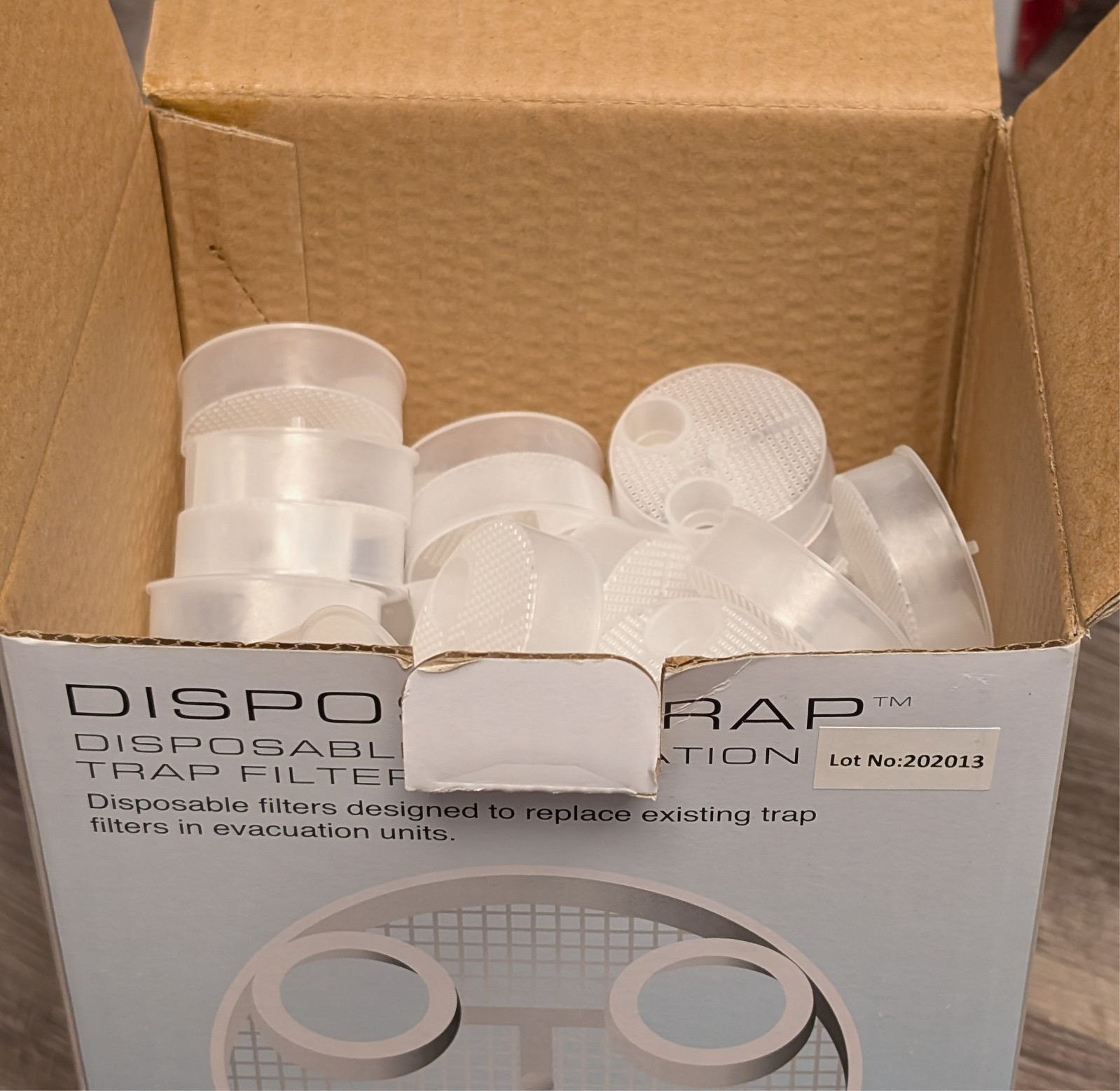Kerr Dispos-A-Trap #5503 Disposable Evacuation Trap Filters (1-7/8″ – Qty: 126)