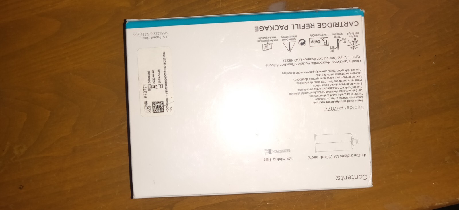 Lot: Dentsply Sirona Aquasil PVS Regular/Rigid, Futar Regisil D Fast/Integrity 