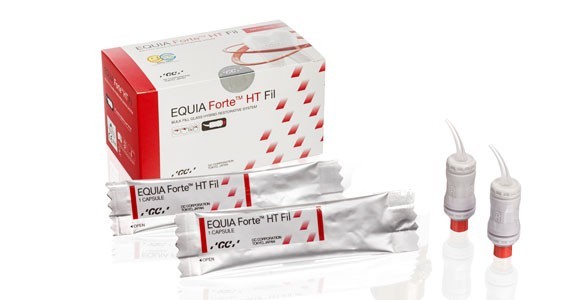GC EQUIA Forte HT Capsule Bulk Fill Glass Hybrid Restorative Dental 50pcs