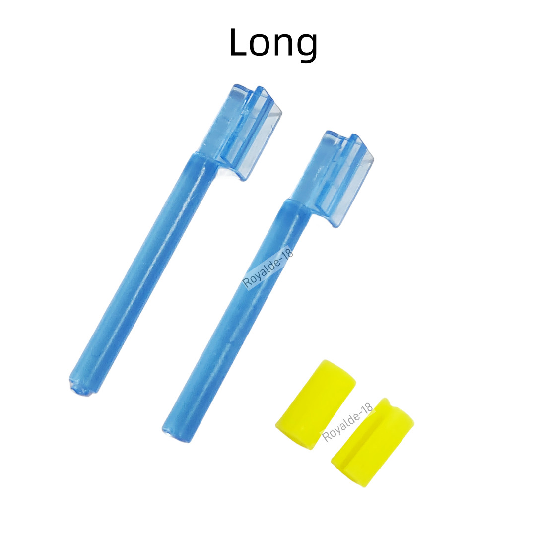 10Kits Dental Overdenture Attachment Blue Bar Yellow Clips Bolt Inserts Implant