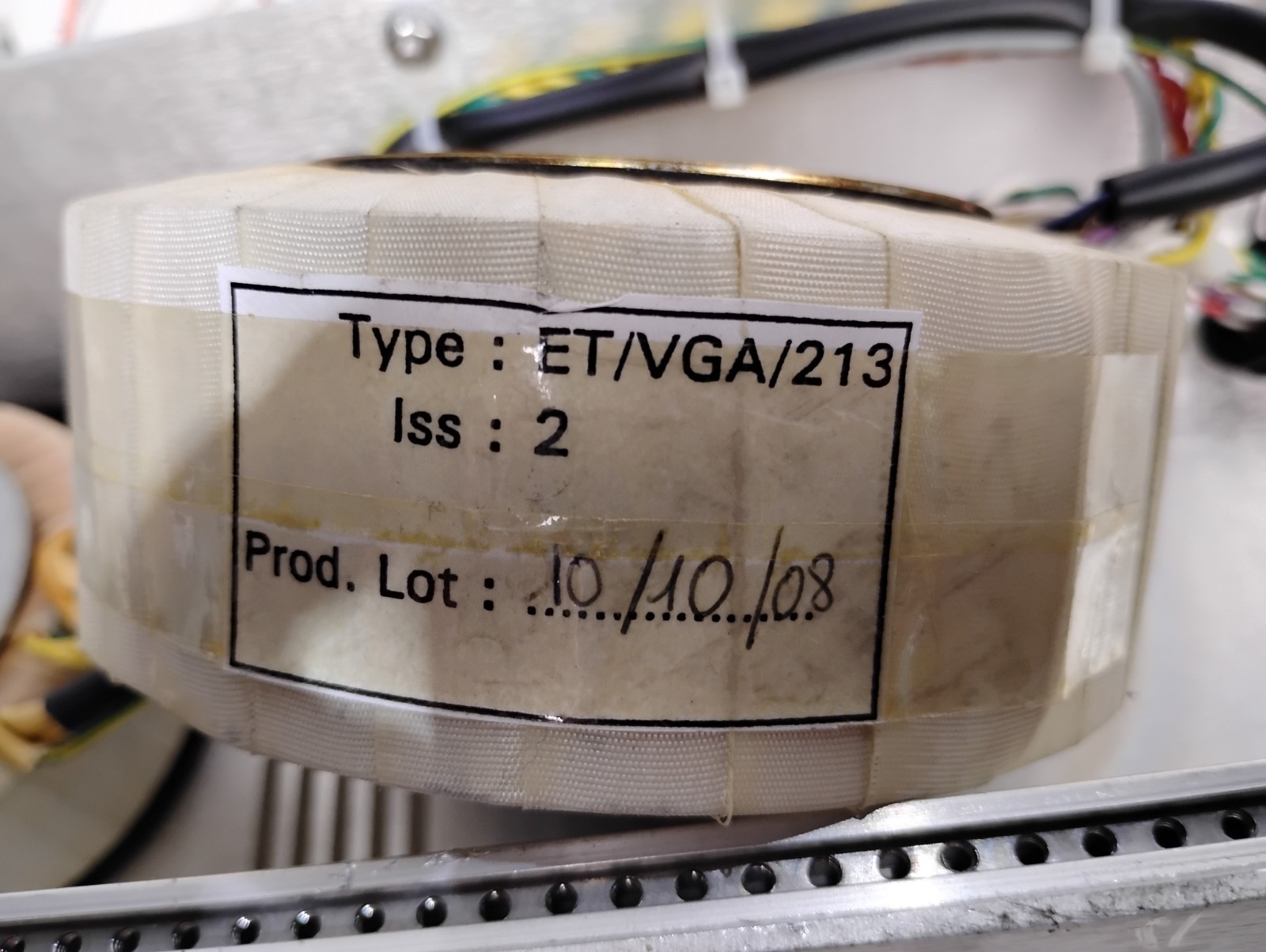 NO TARIFF AGILENT GC CONTROL BEAM UNIT DUAL TOROIDAL ET/VGA/213 ET/VGA/214 UNIT