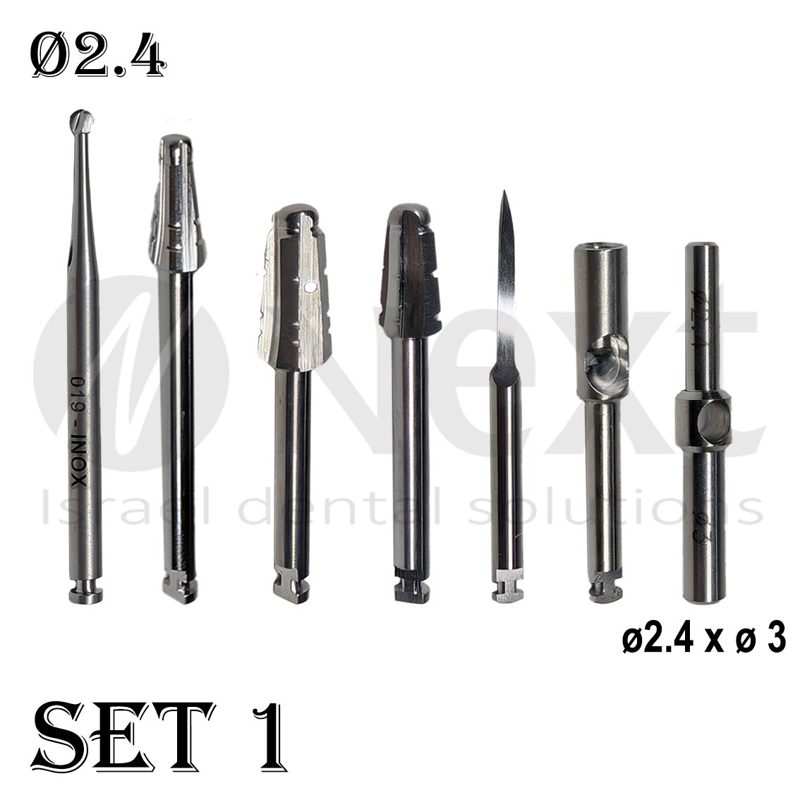 MIS Seven Implant insert screw diver key tool full set ratchet drill body try in
