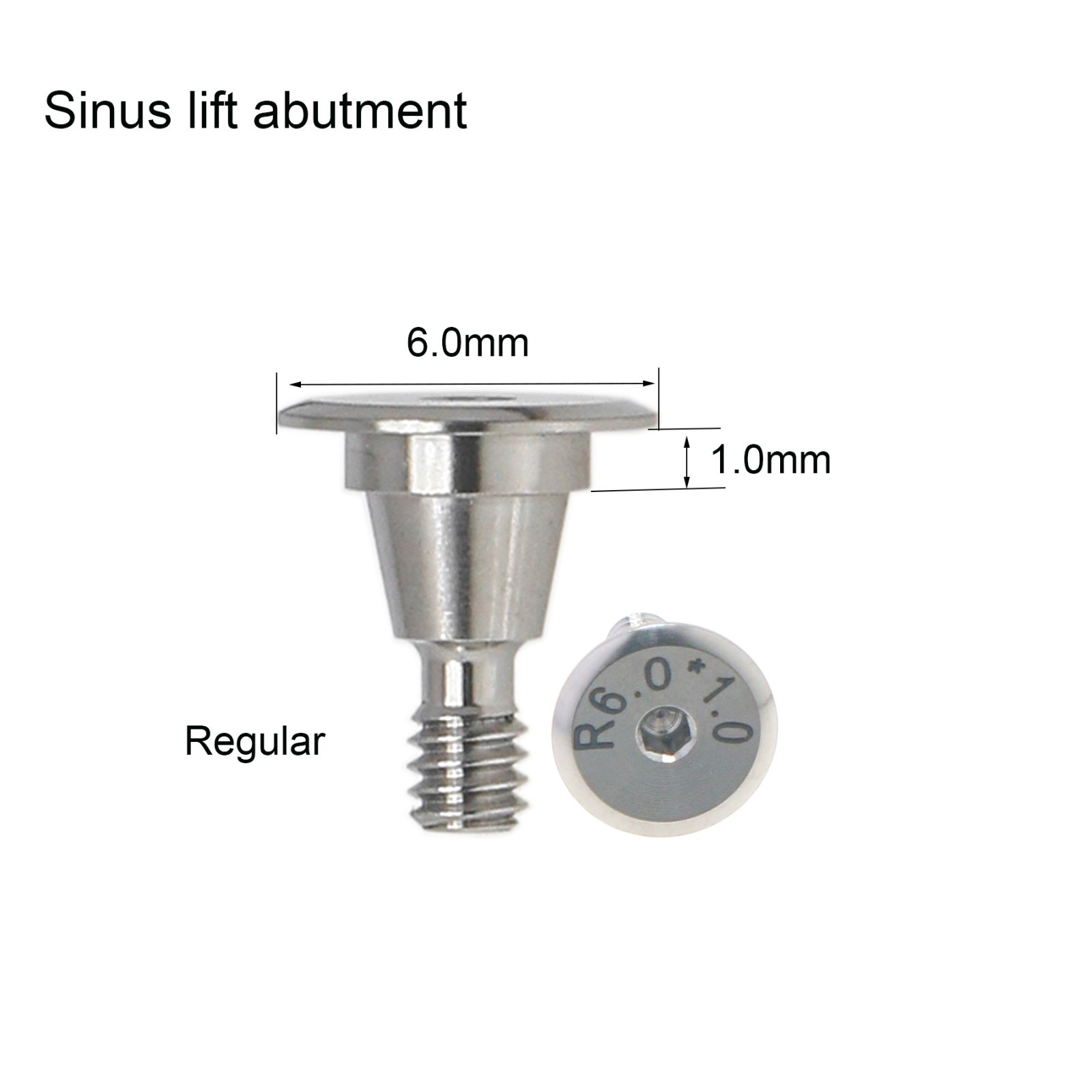 Dental Sinus lift temporary abutment titanium abutment fits Den-tium superline
