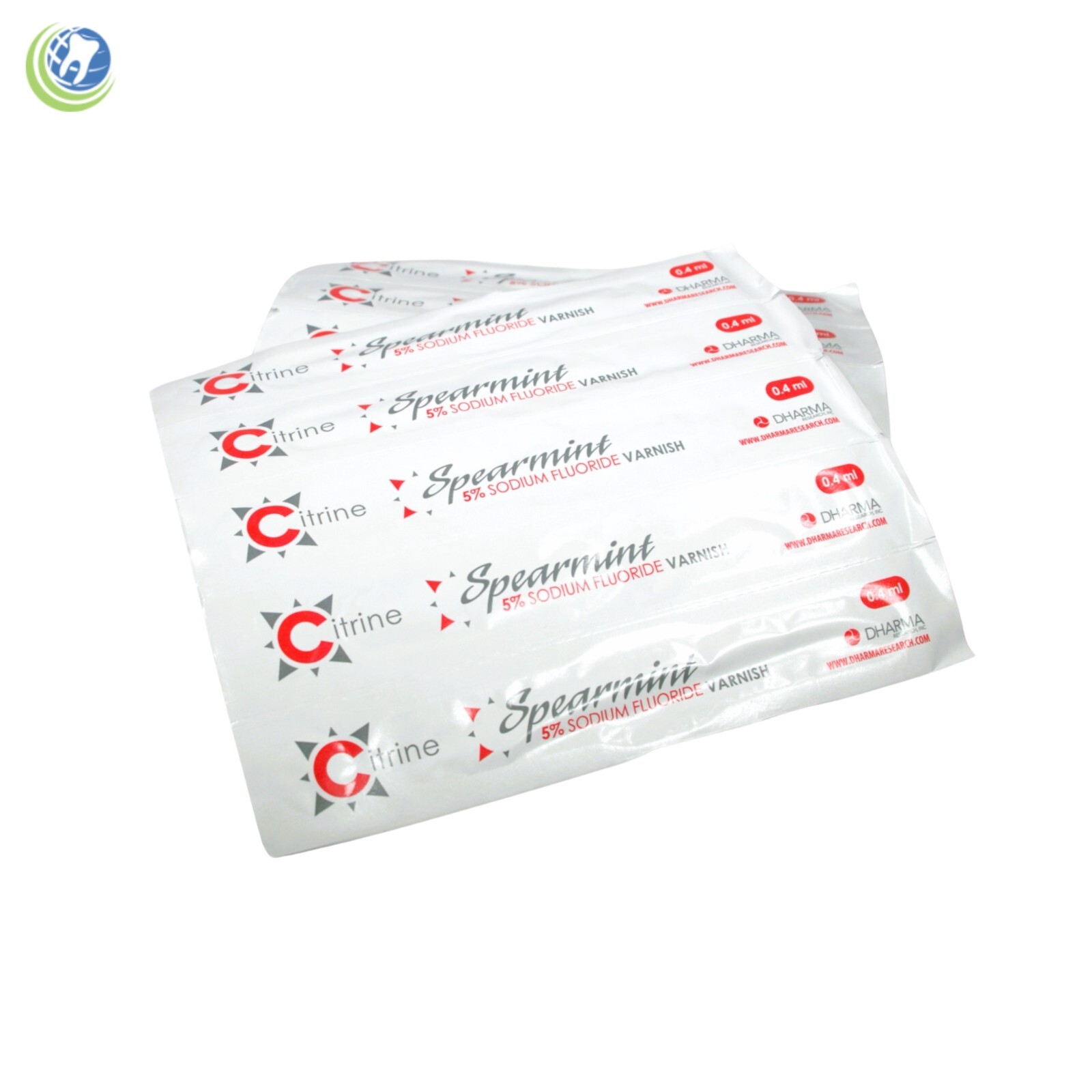 CITRINE FLUORIDE VARNISH 5% Spearmint Flavor with TCP 50 Unit-dose Pack DHARMA