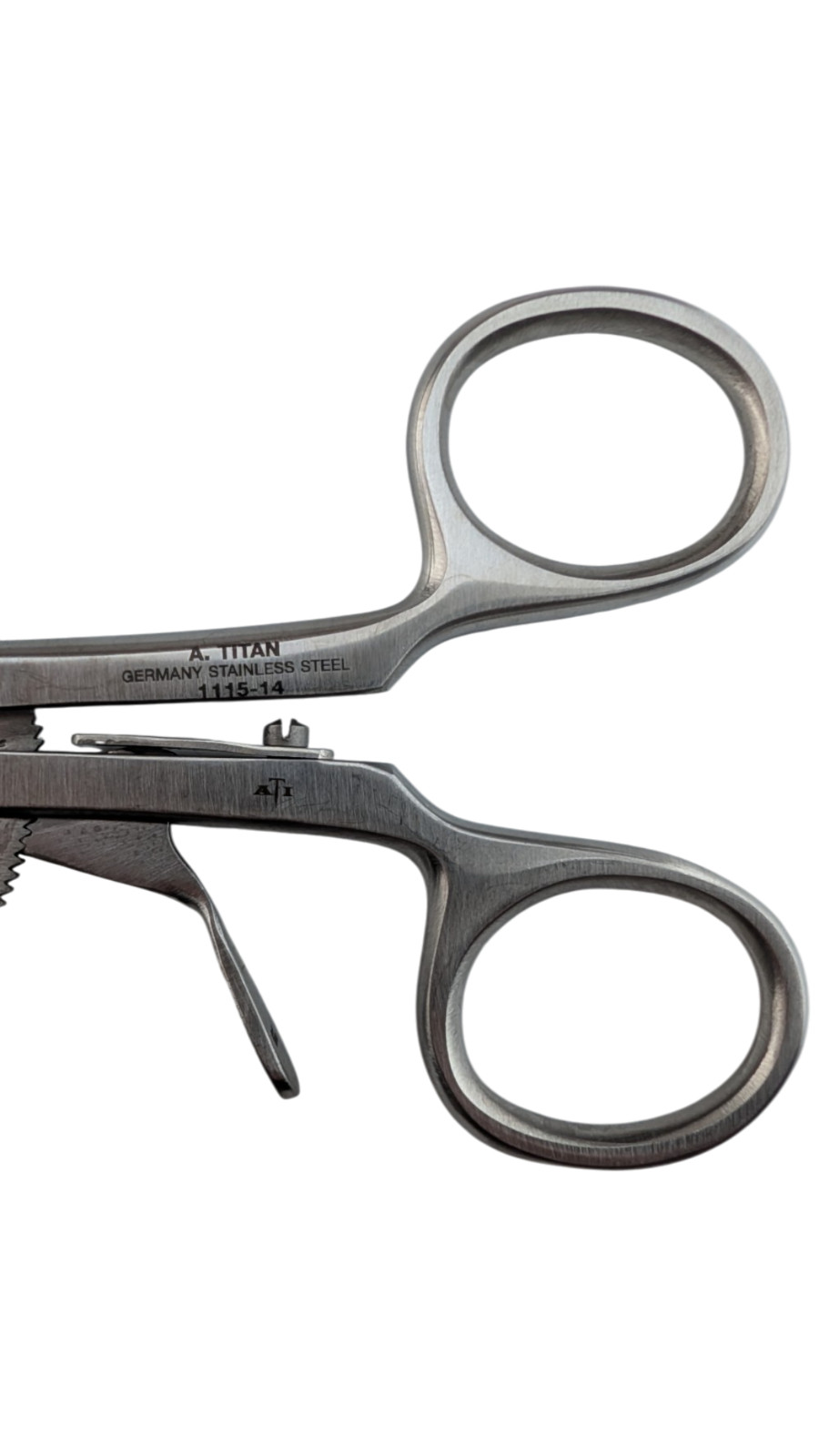 A Titan 1115-14 Molt Mouth Gag Mouth Prop Adult Germany Stainless Steel Silicone