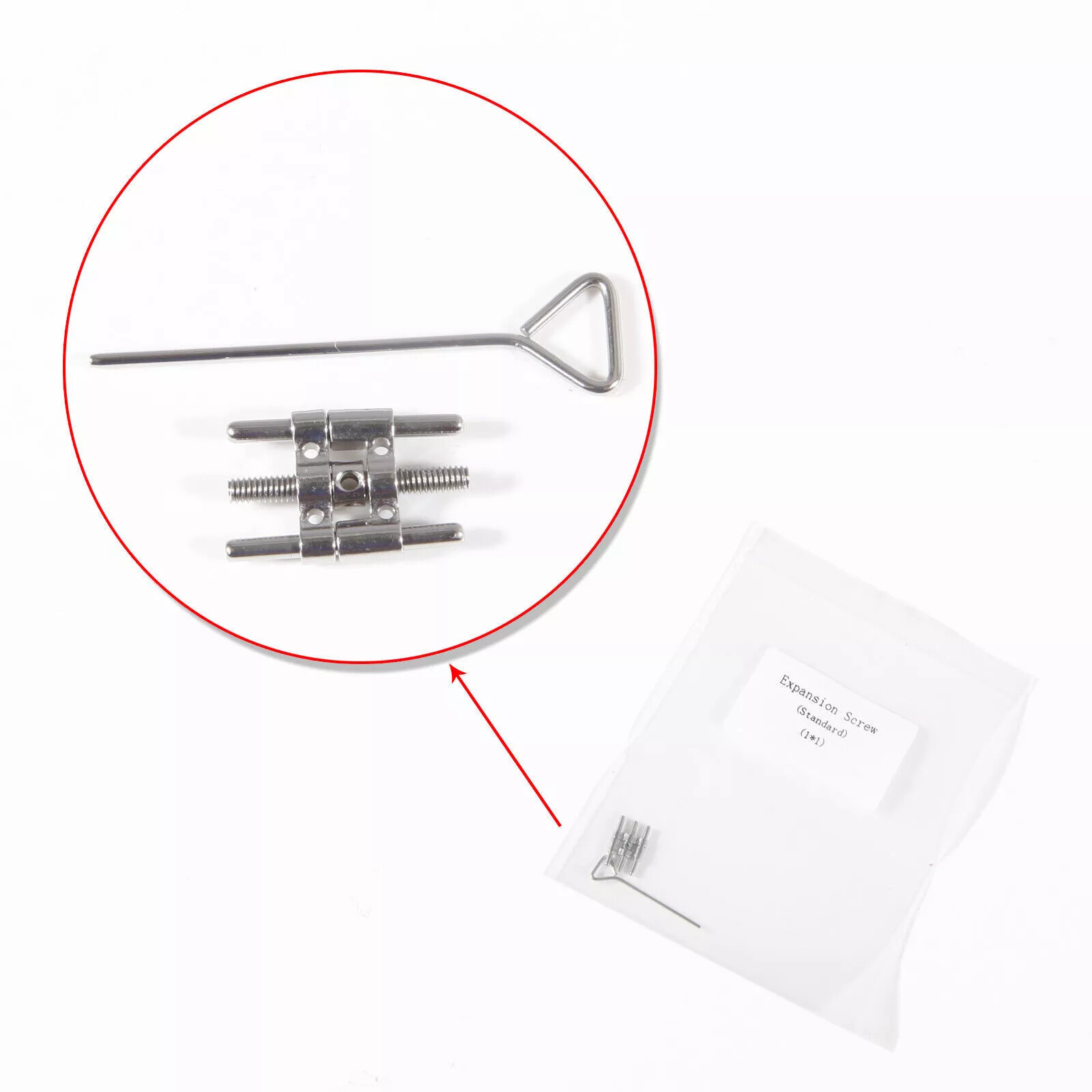 Dental Ortho Expansion Screw Rapid Palatal Expander Stainless Frame 8mm-13mm Kit