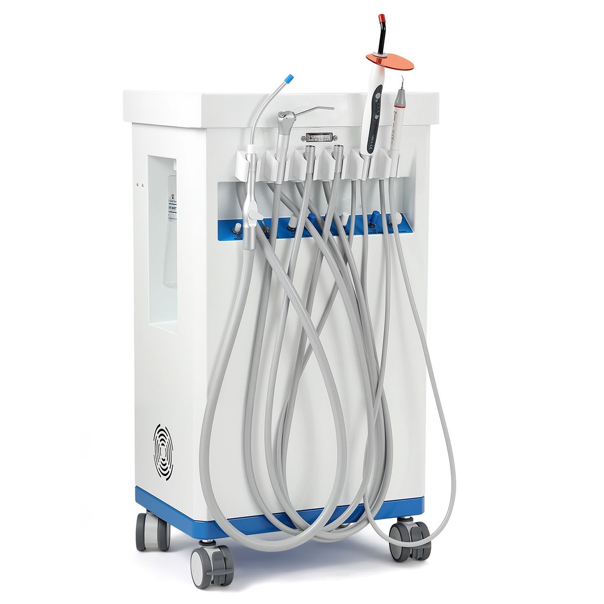 GU-P209 Dental Mobile Delivery Cart Treatment Unit Air Compressor Suction FDA