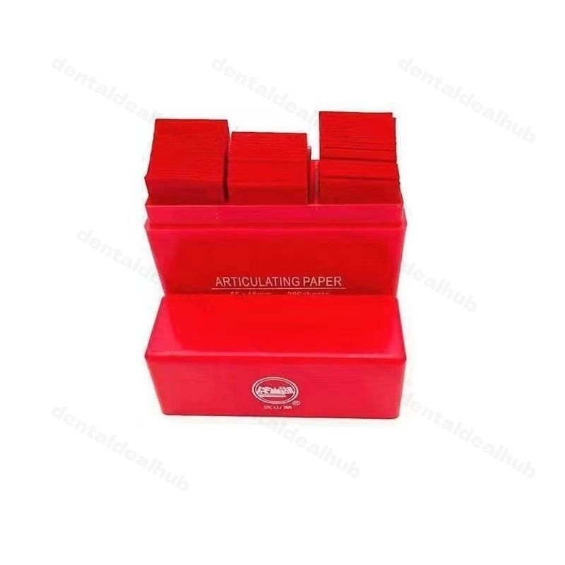 Dental Articulating Paper 300 Sheets 55x18mm Ultra Thin Occlusal Bite Strips