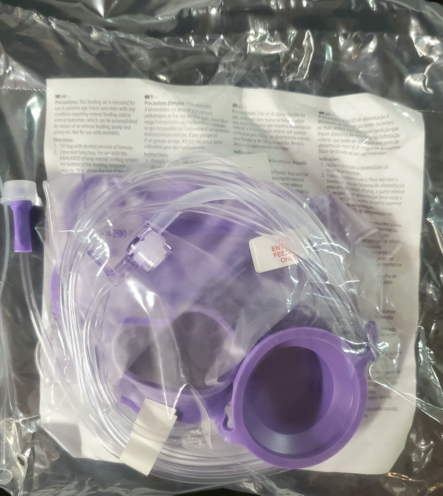 Sealed Box of 30 Joey Pump Feeding Bags (Joey Pump Set)(500mL) REF 762055-772055