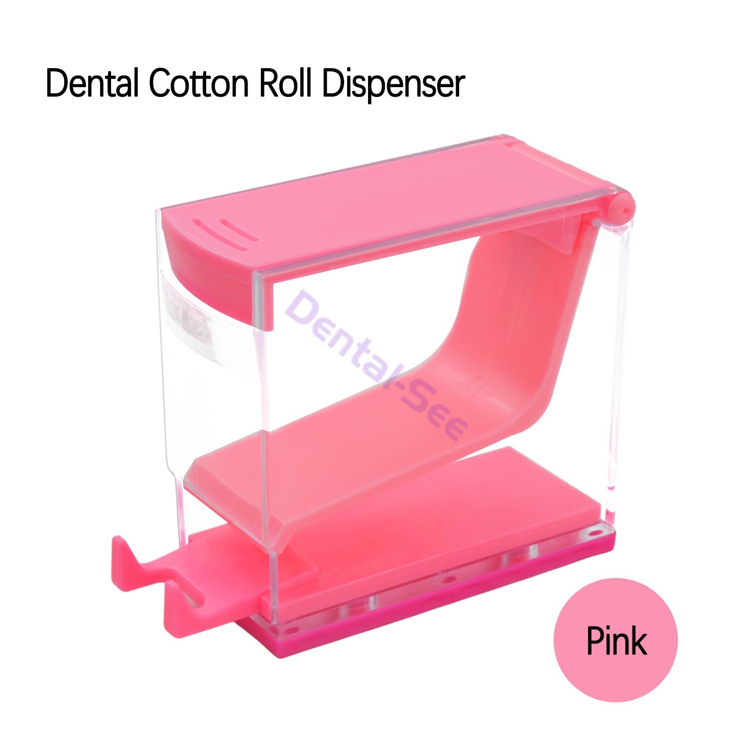 Dental Cotton Roll Dispenser Press Type Cotton Rolls Holder Hygienic Divider USA