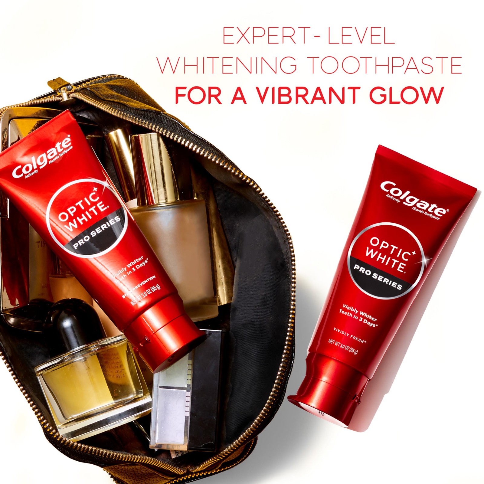 Colgate Optic White Pro Series Vividly Fresh Hydrogen Peroxide Toothpaste,