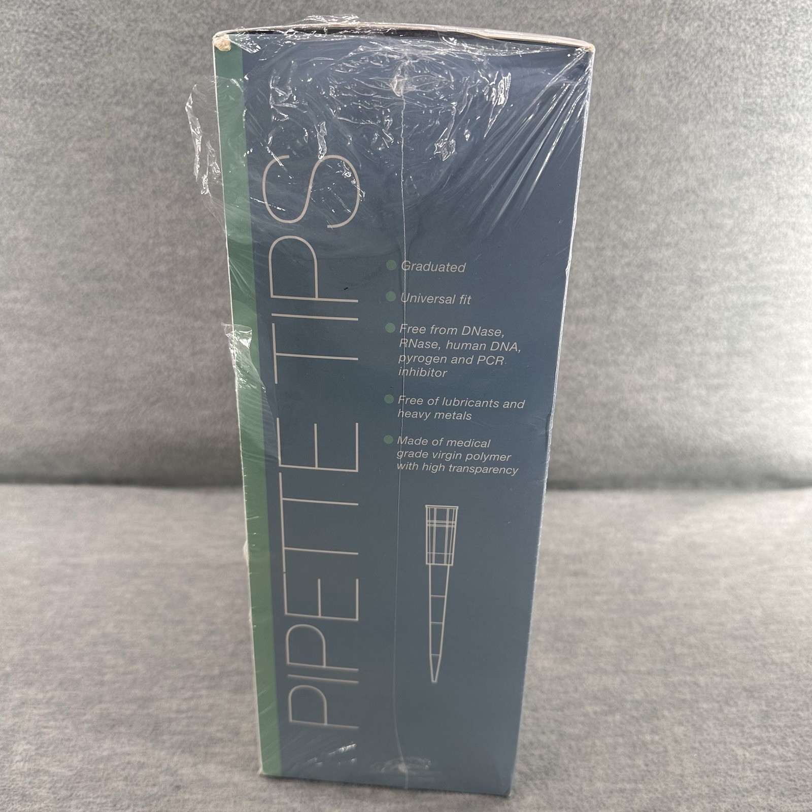 GLOBE SCIENTIFIC – 200ul Pipette Tip 54mm 96 Rack 10 Racks Box LB