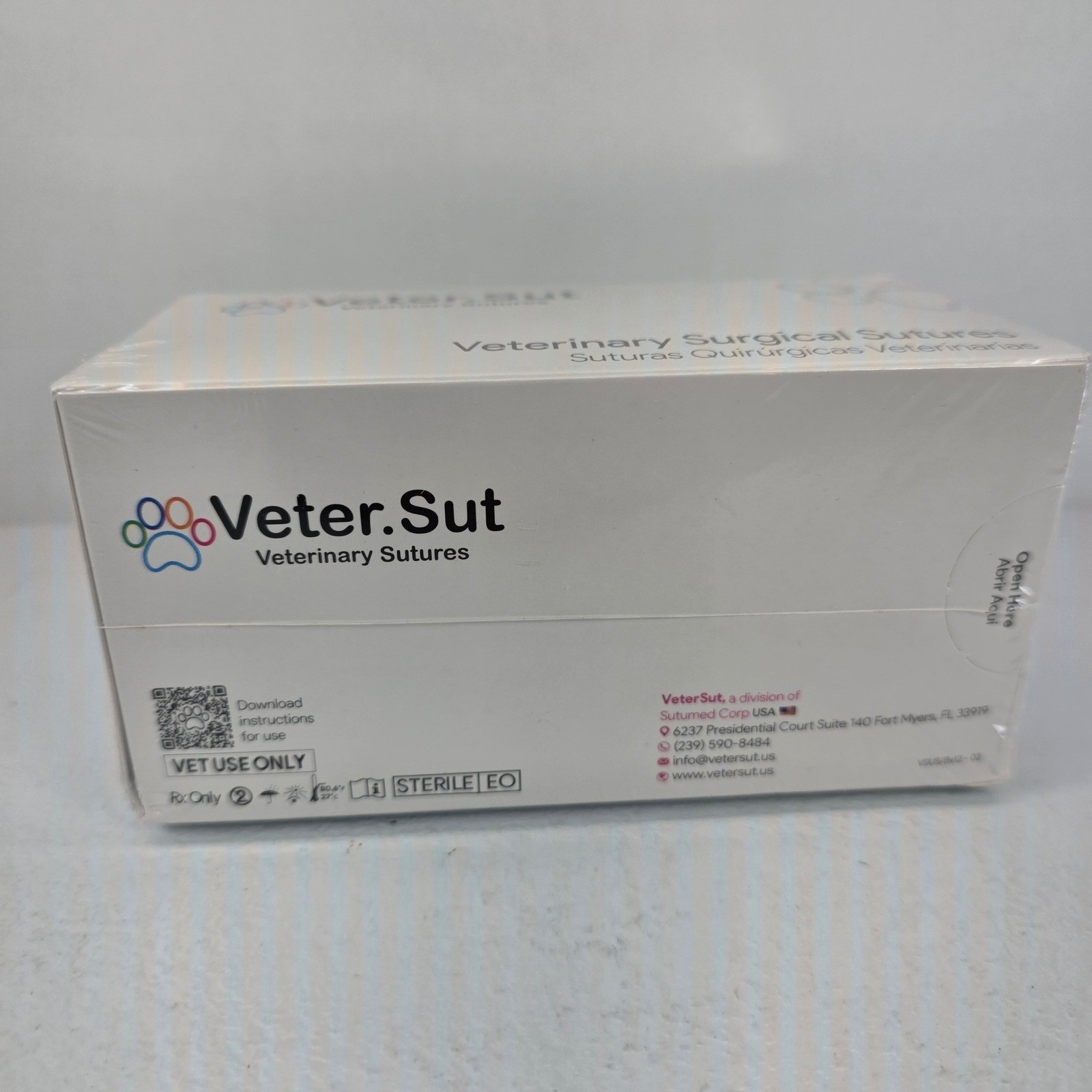 Veter.Sut VetCRYL 4-0 Polyglactin 910 Veterinary Sutures FS-2 19mm VVU397SD 12ct