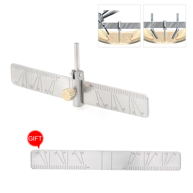 Dental Implant Locating Guide Ruler Surgical Planting Positioning Locator Gauge