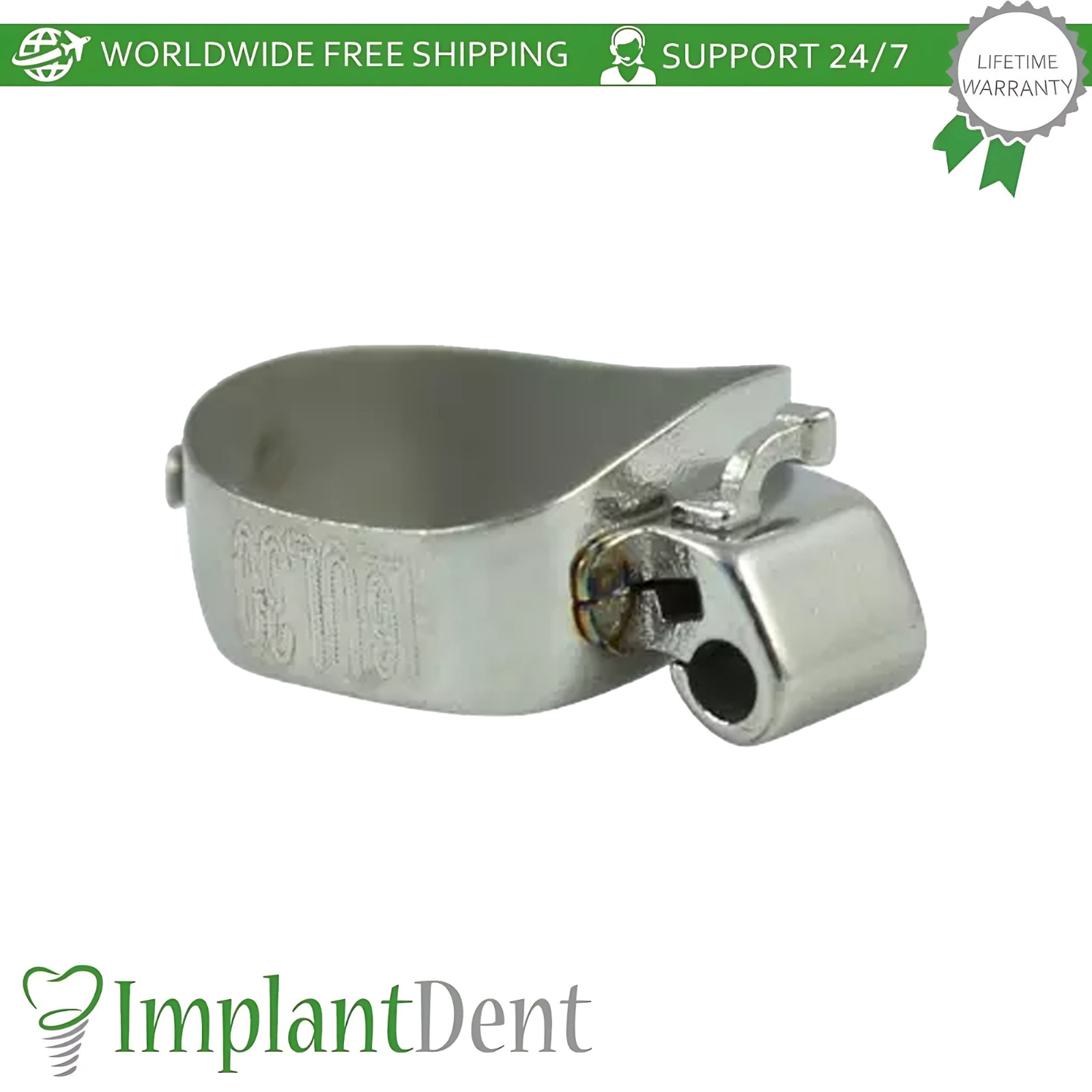 10x Dental Molar Double Tube Anatomical Upper Left Band Braces Span Ortho Lab
