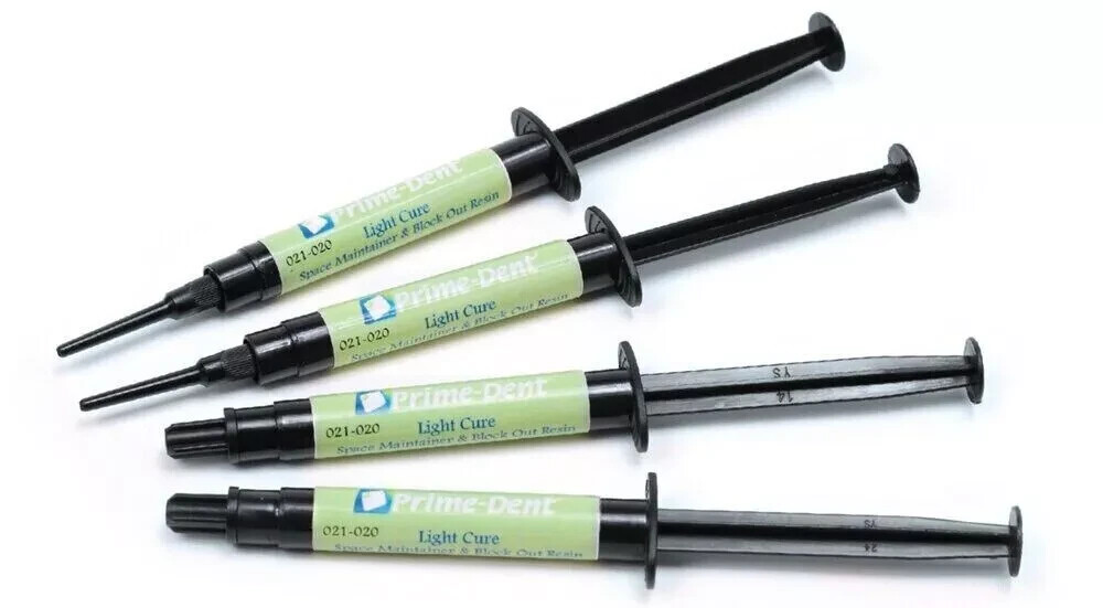 Prime-Dent Block Out Resin Material 4×3.5gm Syringe Kit