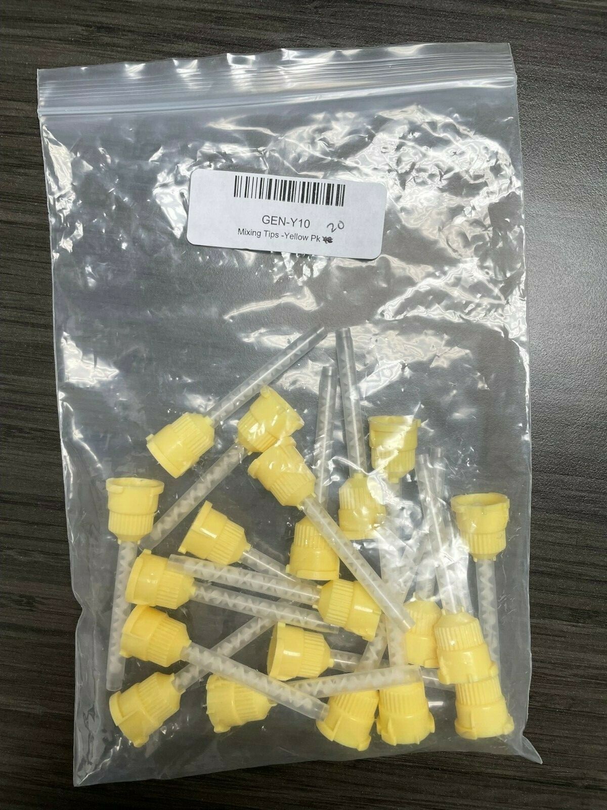 Dental Yellow HP Mixing Tips 4.2mm Impression qty 20