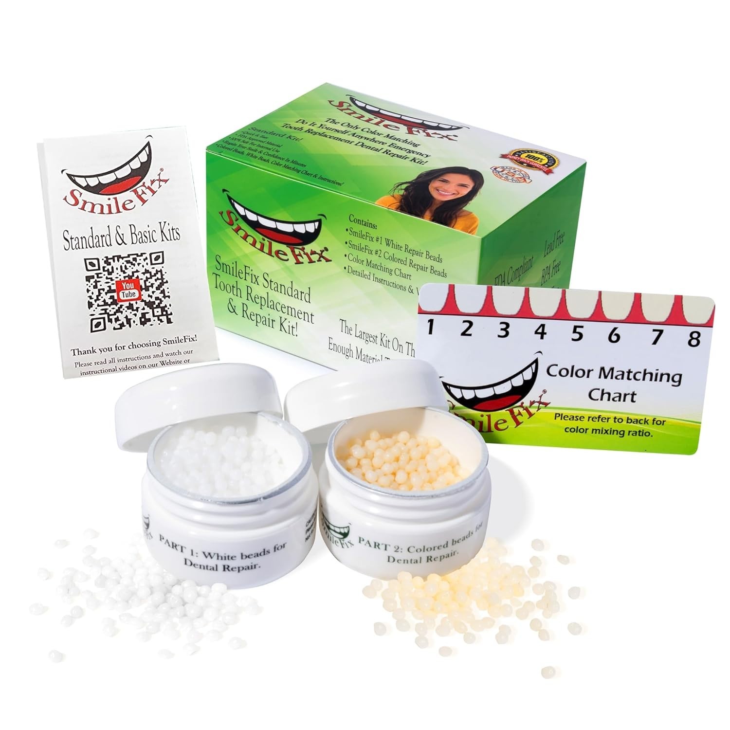 Standard Dental Repair Kit – Restore Your Smile with Color-Matched Repairs Today
