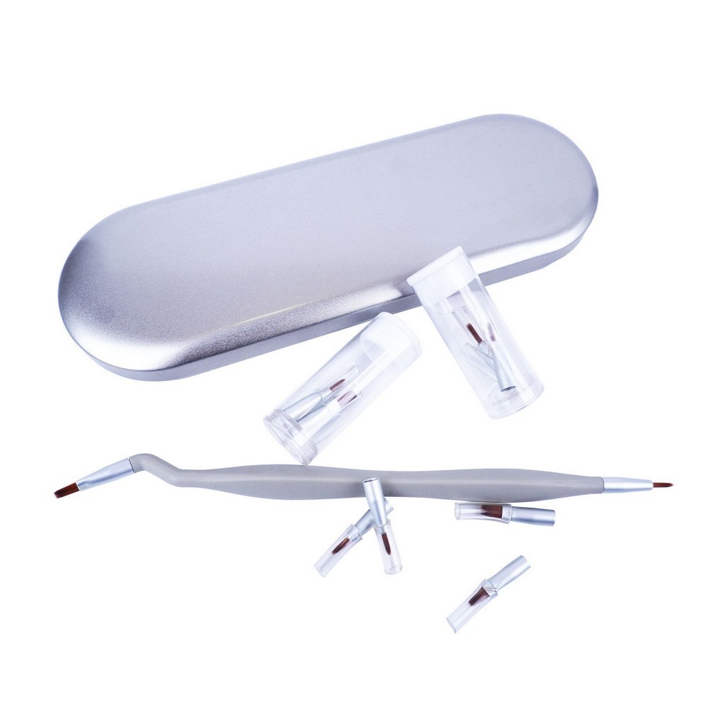 1 box Dental Brush Pen Replaceable Brushes Head Mini Micro Brush Tips Flat Tips
