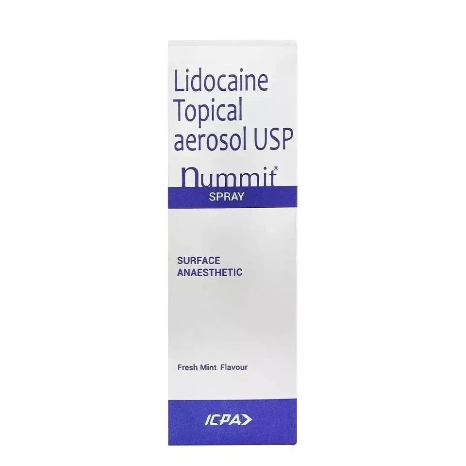 1 BOTTLE ICPA Nummit Topical Anesthetic Spray ( DUTY FREE IN USA )2027 EXPIRY
