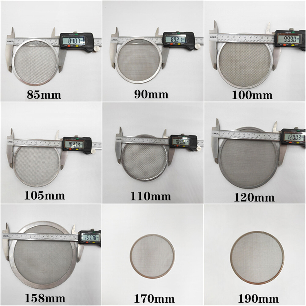 304 Stainless Steel Wire Mesh Round Shape Screen Filter Disc Various Size