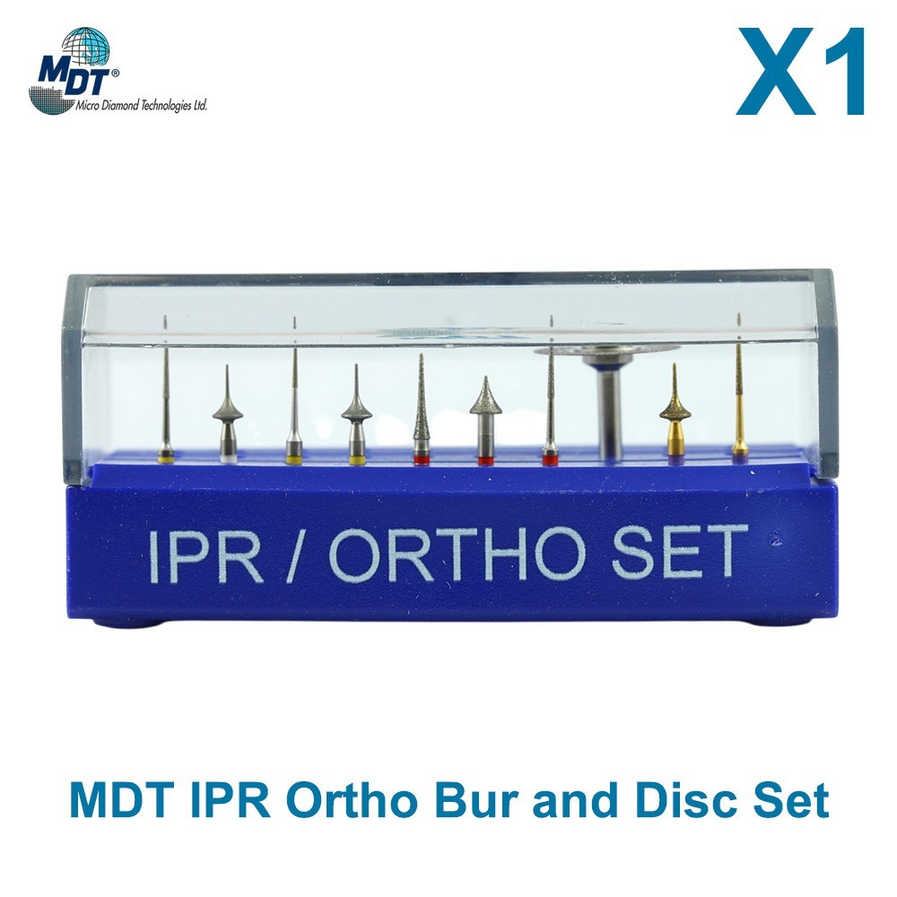 MDT IPR Ortho Diamond Coated Bur and Disc Dental Set Interproximal Reduction Kit