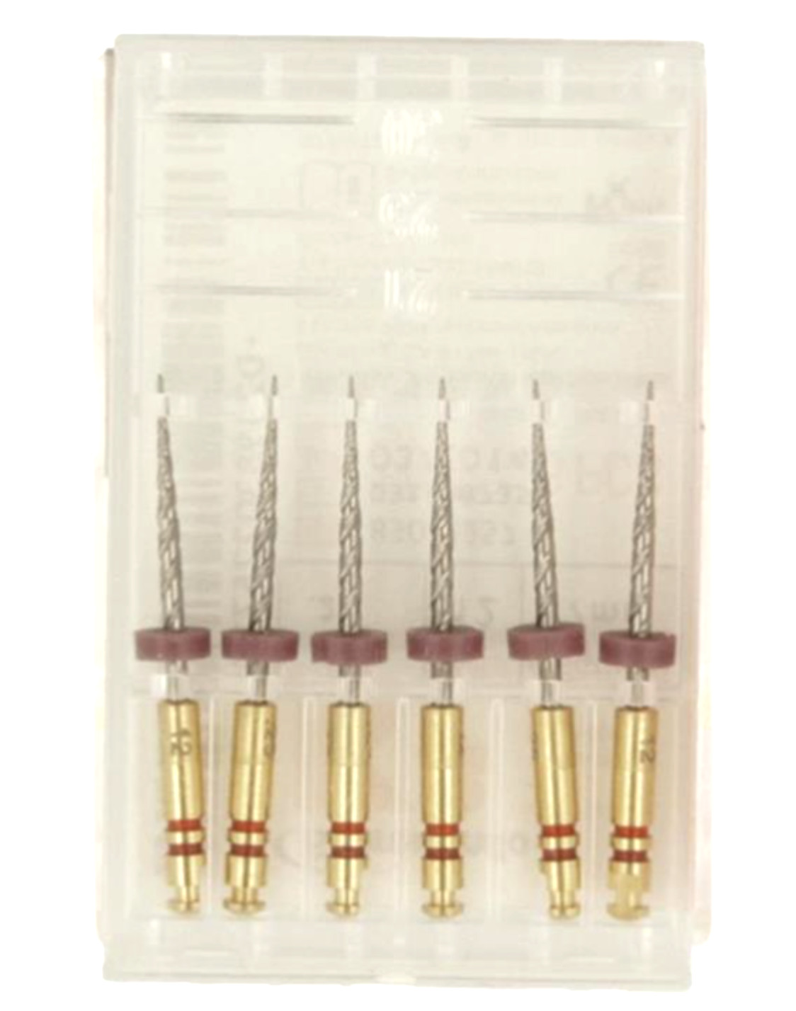 SybronEndo K3 Nickel Titanium Engine Files .12 Taper Red 17mm .25 6 Pkg 830-2257