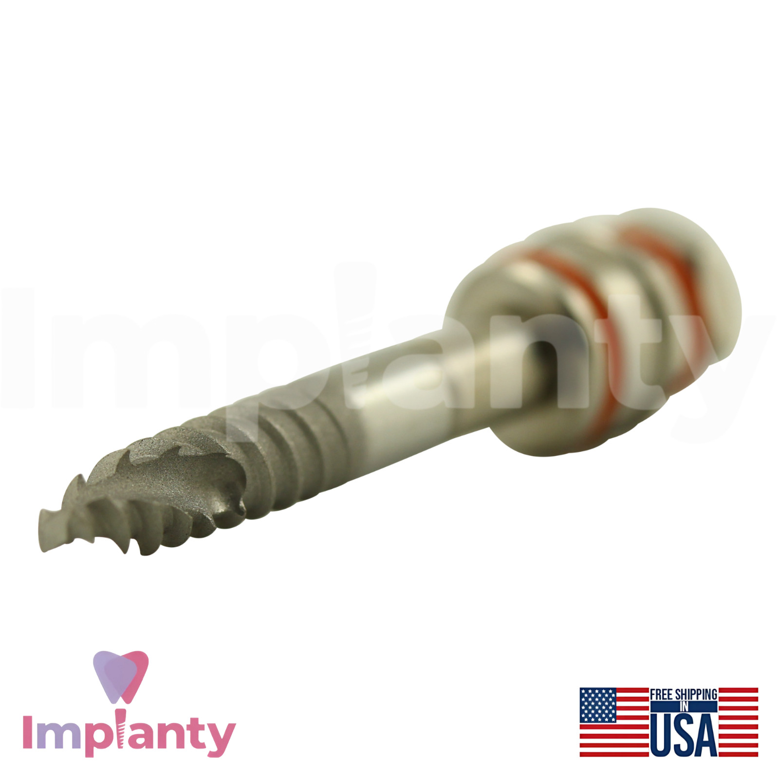 GDT PTR Ø4.2mm Diameter Dental Fixture Int Hex 2.42mm Connection RBM Surface