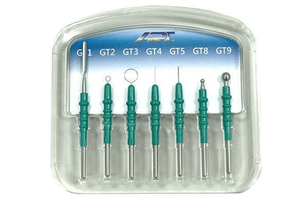 ART Electron ART Electrodes GREEN Set of 7 Pieces: GT1, GT2, GT3, GT4, GT5