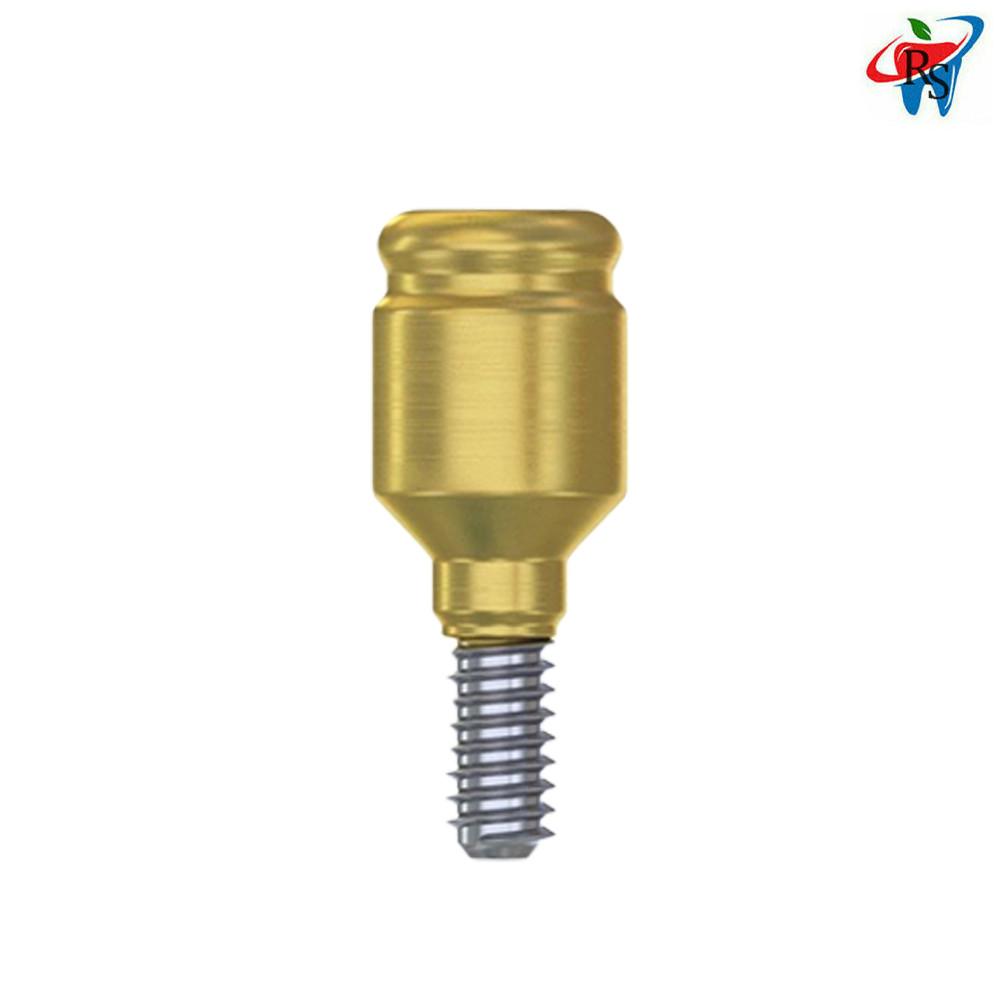 10pcs Dental Prosthetic Straight Loc In Attachment Abutment Internal Hex 2.42mm