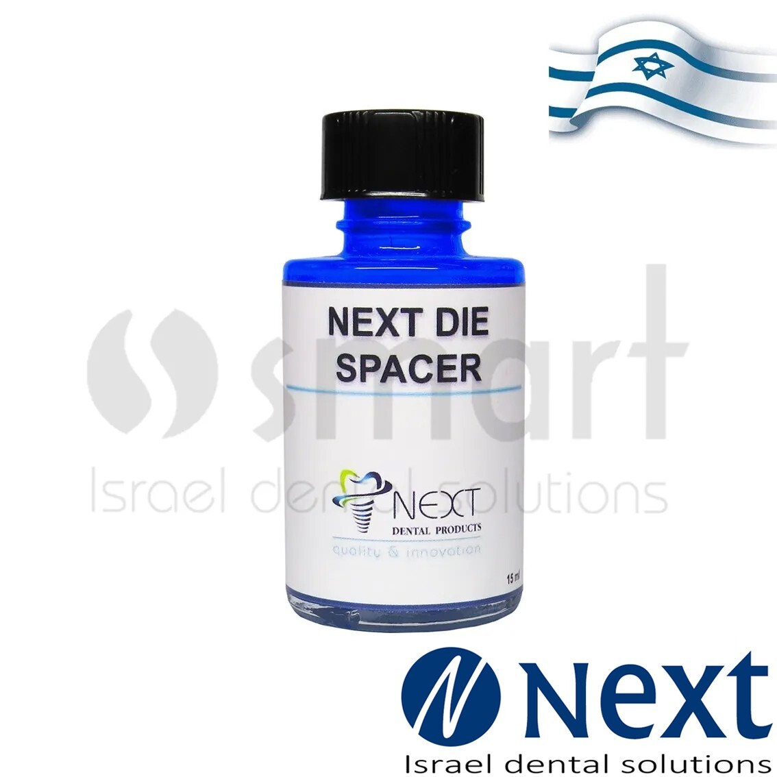 Dental Lab fast drying Next Die Spacer Stone Blue 15 ml maintains a 12 micron