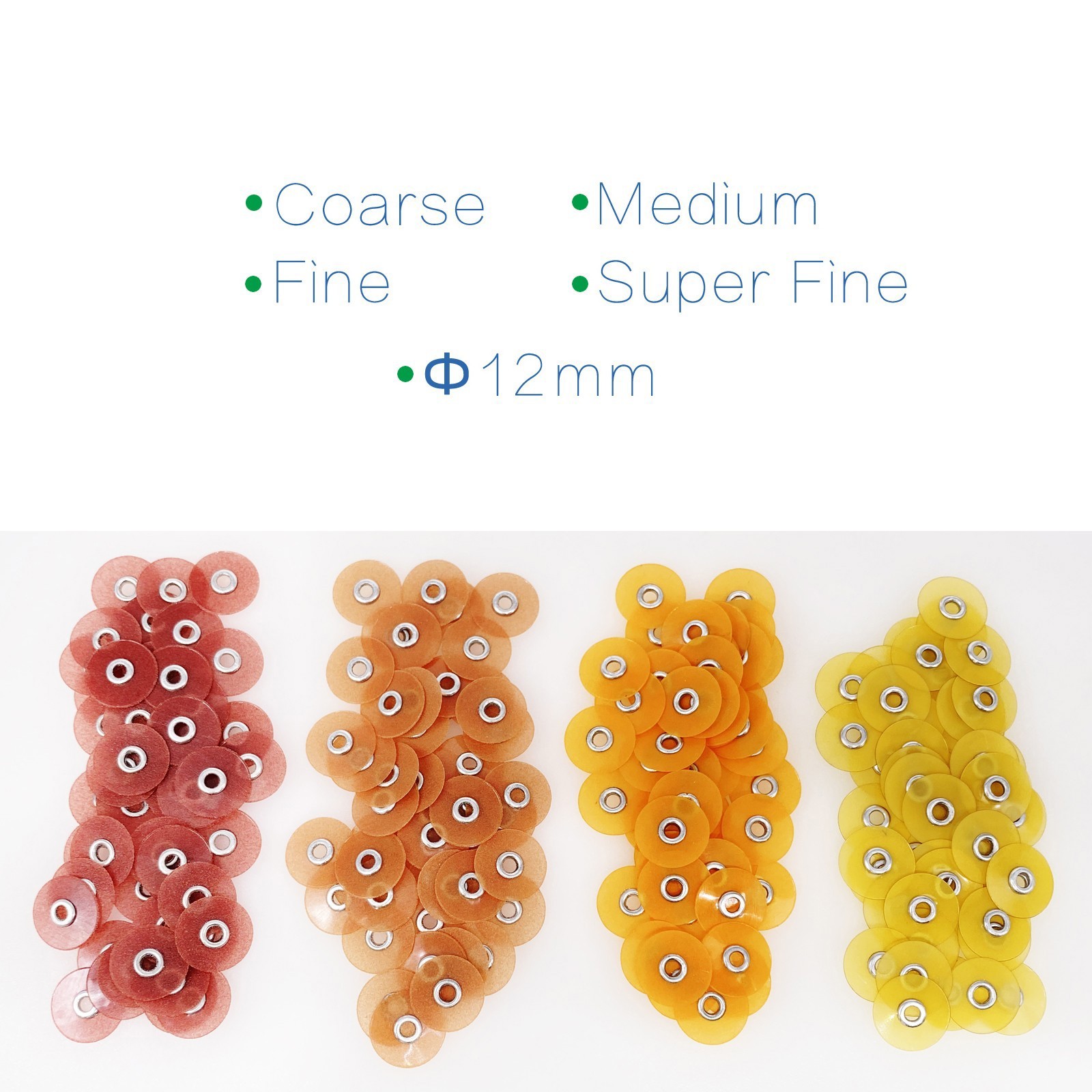 Dental Sof-Lex contouring polishing 2382 Pop-On discs 0.47″ 12mm or Mandrel