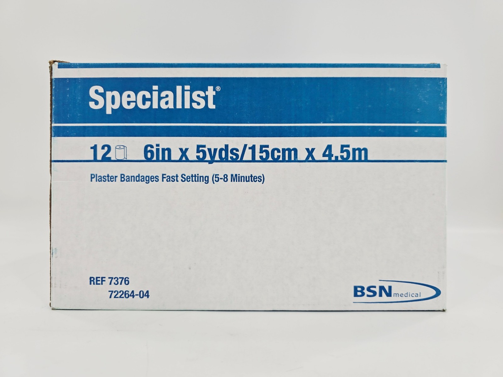 BSN Medical 7376 Specialist Plaster Bandages Fast Setting 6in x 5yds BX/12