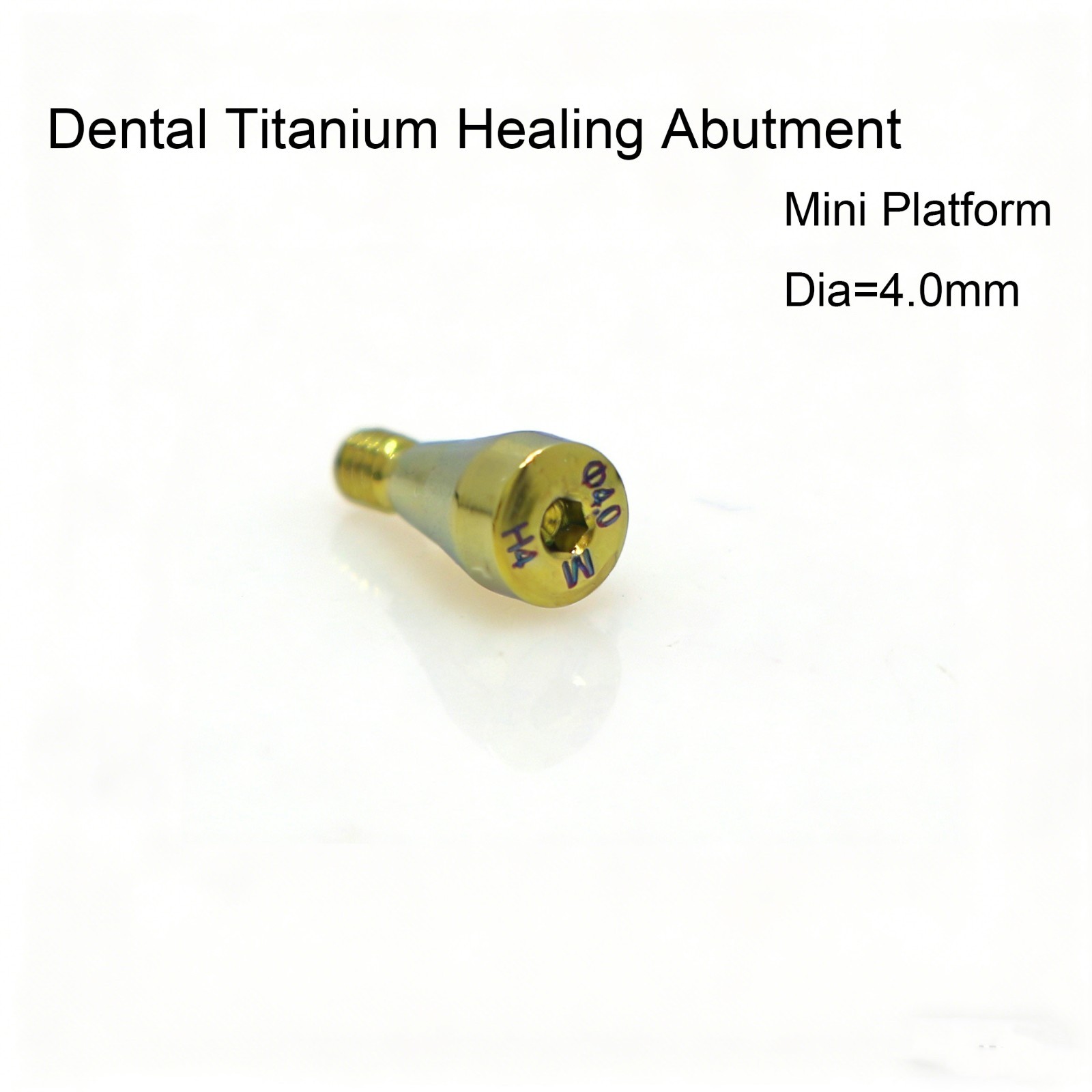 Dental ET/TS System Ø4.0 Ø4.5 Mini Healing Abutment/Cover Screw For Hiossen Oss